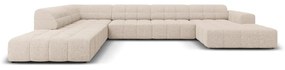 Béžová rohová pohovka (ľavý roh/do "U") Chicago – Cosmopolitan Design