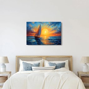 Obraz - Plachetnica (90x60 cm)