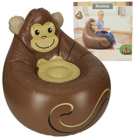 KIK BESTWAY 75116 Kreslo dole nafukovacie zvieratá