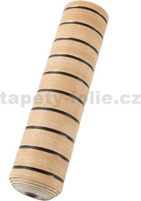 Samolepiace panely na stenu TPL0000007, cena za kus, rozmer 270 cm x 48,5 cm, lamely hnedé, IMPOL TRADE