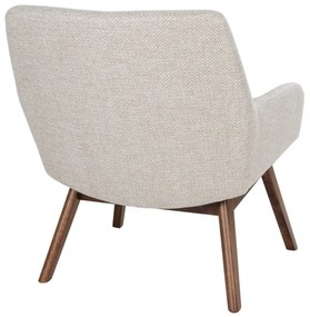 Pieskovohnedé kreslo z orechového dreva House Nordic London