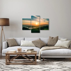 Obraz východu slnka nad morom (90x60 cm)