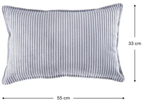 Modrý menčestrový detský pohovkový vankúš Bolster – Wigiwama