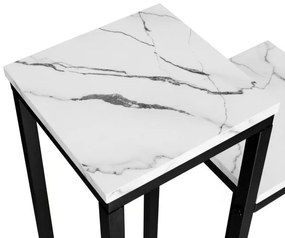 Stojan na kvety MUNIR biely mramor