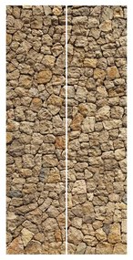 Súprava posuvnej záclony - Old Wall Of Paving Stone -2 panely