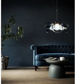 Zuma Line 1139 - Luster na lanku NELA FLAT 4xE14/40W/230V čierna