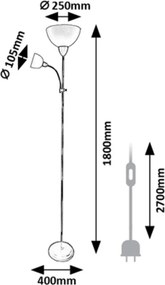 Rabalux ACTION PRO stojacia lampa 74109