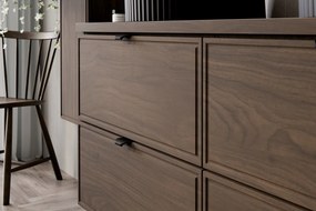 Závesná skrinka pod umývadlo Villa 82-80-46-2S orech