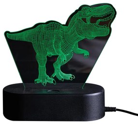 Detská lampička 3D T-REX