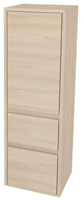 Mereo, Mereo Opto kúpeľňová skrinka vysoká 125 cm, ľavé otváranie, Multidecor, Javor Hard šampanský, MER-CN995LJHS2