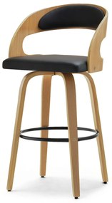 Stolička Hook (dub čierny). Akcia -14%. Vlastná spoľahlivá doprava až k Vám domov. 1110611