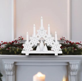 Vianočná dekorácia LED svietnik 371720