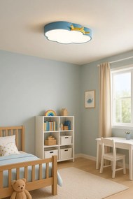 IKO LED stropná lampa s diaľkovým ovládačom – Modrý oblak