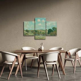Obraz - Alfred Sisley,  Meadow, reprodukcia (90x60 cm)