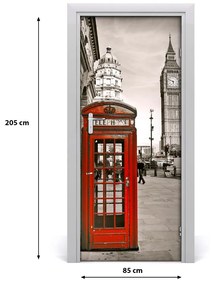 Fototapeta samolepiace na dvere Vintage Big Ben 85x205 cm
