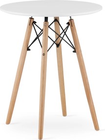 Biely jedálenský stôl OSLO 60x60