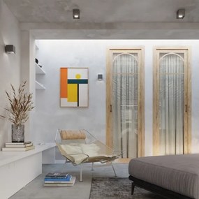 Sollux SL.0567 - Bodové svietidlo QUAD 1 1xGU10/10W/230V antracit