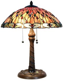 Očarujúca stolná lampa Bella v štýle Tiffany