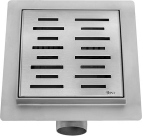Rea Line, nerezový odtokový žľab 150x150 mm, oceľová, REA-G6205