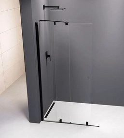 Polysan Polysan, MODULAR SHOWER zástena s pojazdy 1400 mm, čierna, MS5-140B