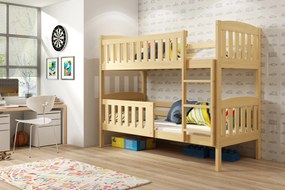 Interbeds Poschodová posteľ Kubus prírodná 190cm x 90cm