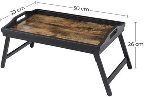 Skladací stojan na raňajky alebo laptop LLD106B01