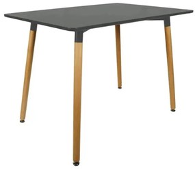 Sivý jedálenský set 1 + 2, stôl BERGEN 100 + stolička YORK OSAKA