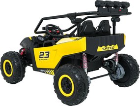 Ramiz Elektrická bugina TURBO 23 pre deti žltá