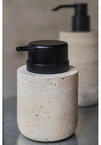 Béžový kamenný dávkovač mydla 250 ml Travertine – Mette Ditmer Denmark