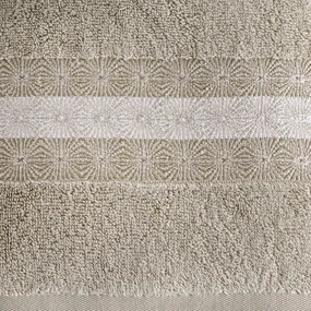 BAVLNENÝ UTERÁK MALIKA SADA 6KS 50X90 CM BÉŽOVÁ