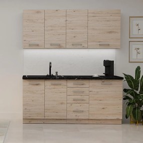 Kuchynská linka Bordeaux 180 cm bez pracovnej dosky