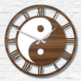 DUBLEZ | Nástenné hodiny s obrazom Jin jang