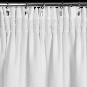 ZÁVES NA PÁSKE RITA 140X270 CM BIELA