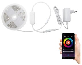 LED RGBW Kúpeľňový stmievateľný pásik LED/7,5W/12V IP65 3m Wi-Fi Tuya