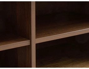 Hnedý TV stolík v dekore duba 180x56x45 cm Nola – Unique Furniture