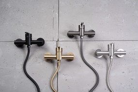 Rea Ontario, sprchová batéria s ručnou sprchovou súpravou, čierna matná, REA-B5500