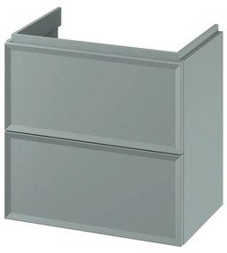 Cersanit S1021-009-Závesná kúpeľňová skrinka pod umývadlo MILLE SLIM 60x38 cm mintová