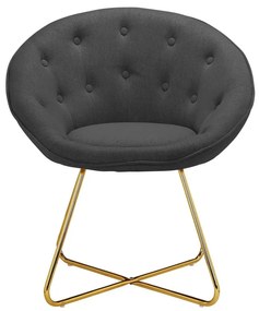 Tmavosivé kreslo Tigela - Støraa