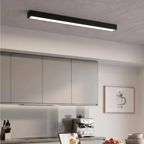 LED Prisadený/luster na lanku LED/44W/230V 4000K 120 cm čierna