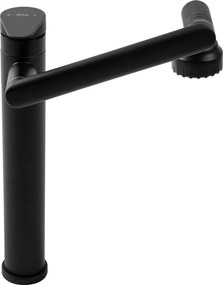 Rea Paco, vysoká umývadlová batéria h-310, čierna matná, REA-B0536