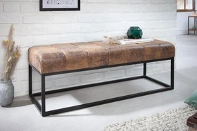 Moderná lavica BENCH PETIT 110 cm hnedá