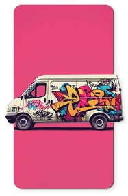 drevko |  Obraz Graffiti dodávka  75 x 48 cm