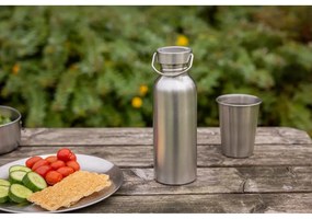 Antikoro fľaša v striebornej farbe 650 ml – Esschert Design