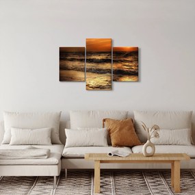 Obraz - Vlny pri pobreží (90x60 cm)