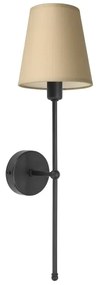 Nástenné svietidlo MADELA 1xE14/40W/230V béžová/čierna