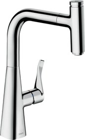 Hansgrohe Metris Select, drezová batéria s výsuvnou koncovkou, chrómová, HAN-14857000