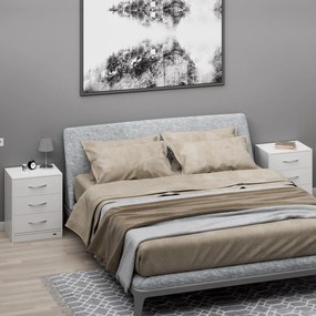 Nočný stolík Eloise 54x39x28cm - biely