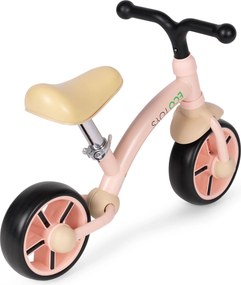 ECOTOYS Detské odrážadlo ECOTOYS, EVA kolesá s blokádou, nastaviteľné sedadlo 33–41 cm, ružové