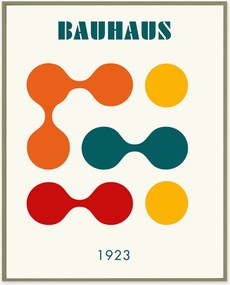 Nástenná dekorácia v ráme Bauhaus