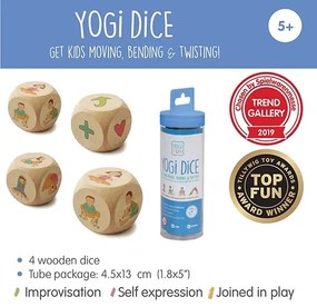 Pohybová hra drevené kocky Joga pre deti Yogi Fun